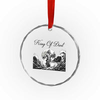 Greek Mythology Poseidon Dartist Crystal Glass Ornament King Of Dart Thrower - Wonder Print Shop