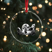 Greek Mythology Poseidon Dartist Crystal Glass Ornament King Of Dart Thrower - Wonder Print Shop