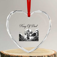 Greek Mythology Poseidon Dartist Heart Crystal Glass Ornament King Of Dart Thrower - Wonder Print Shop