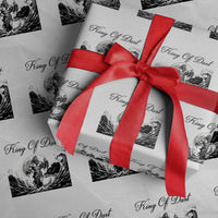 Greek Mythology Poseidon Dartist Wrapping Paper Roll King Of Dart Thrower - Wonder Print Shop