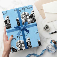 Greek Mythology Poseidon Dartist Wrapping Paper Roll King Of Dart Thrower - Wonder Print Shop
