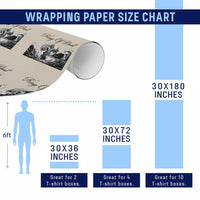 Greek Mythology Poseidon Dartist Wrapping Paper Roll King Of Dart Thrower - Wonder Print Shop