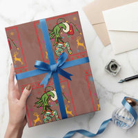 Green Hand 67 Meme Ugly Sweater Wrapping Paper Roll Funny Holiday Gift - Wonder Print Shop