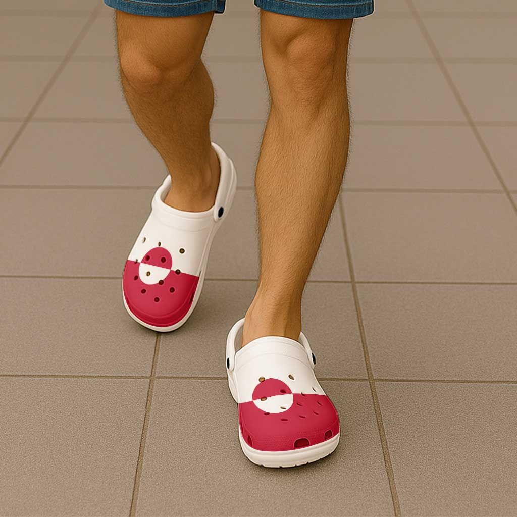 Greenland Clogs Shoes Heritage Palette Flag-Inspired - Wonder Print Shop