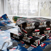 Greenland Is Not For Sale Wrapping Paper Roll Arctic Animal Resist Protest Greenland Flag
