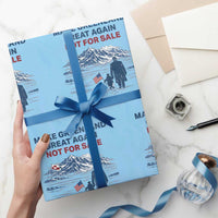 Greenland Is Not for Sale Wrapping Paper Roll Funny Nihilist Penguin Greenland Political Meme FDT