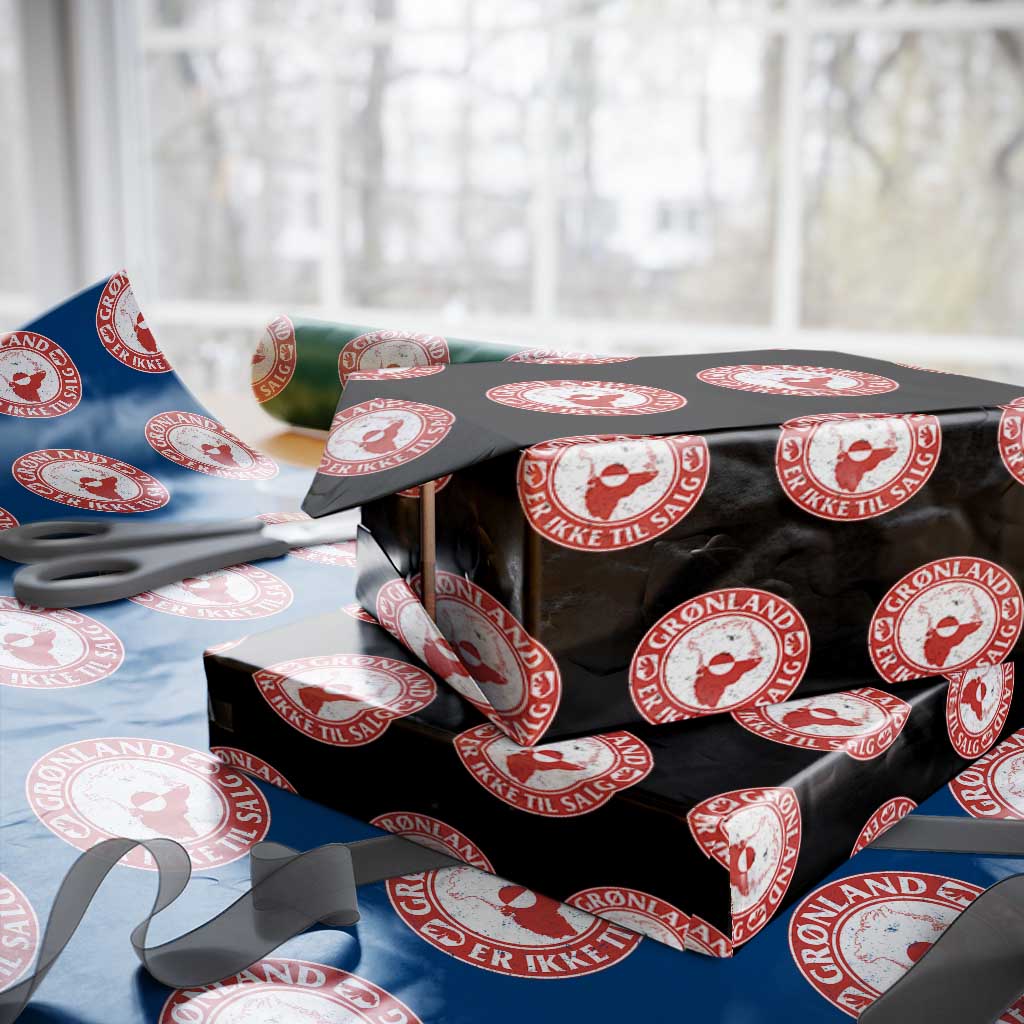 Greenland Is Not For Sale Wrapping Paper Roll Gronland Er Ikke Til Salg Greenland Protest