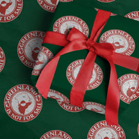 Greenland Is Not For Sale Wrapping Paper Roll Political Statement Arms of Greenland