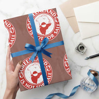 Greenland Is Not For Sale Wrapping Paper Roll Political Statement Arms of Greenland