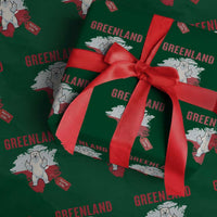 Greenland Is Not For Sale Wrapping Paper Roll Support Greenlander Gift