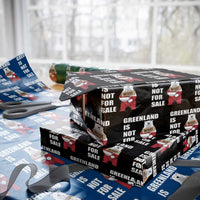 Greenland Not For Sale Wrapping Paper Roll Anti Authoritarian Political Gag Gift
