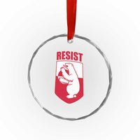 Greenland Resist Crystal Glass Ornament Stand With Greenlanders