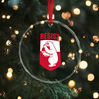 Greenland Resist Crystal Glass Ornament Stand With Greenlanders