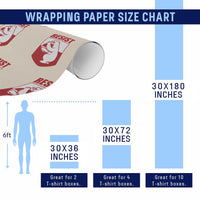 Greenland Resist Wrapping Paper Roll Stand With Greenlanders