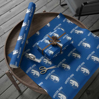 Greenland Wrapping Paper Roll Polar Bear Vintage Political Protest