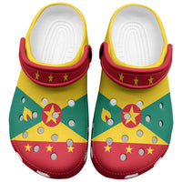Grenada Clogs Shoes Heritage Palette Flag-Inspired - Wonder Print Shop