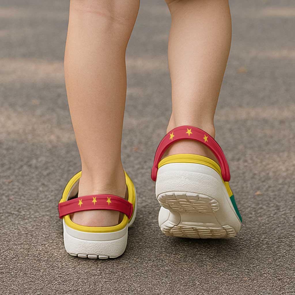 Grenada Clogs Shoes Heritage Palette Flag-Inspired - Wonder Print Shop