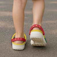 Grenada Clogs Shoes Heritage Palette Flag-Inspired - Wonder Print Shop