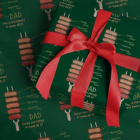 Grill Dad Wrapping Paper Roll You're The Rarest of Them All BBQ Father