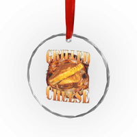 Grilled Cheese Crystal Glass Ornament Food Lover Funny Gag Weird Meme 90s - Wonder Print Shop