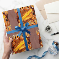 Grilled Cheese Wrapping Paper Roll Food Lover Funny Gag Weird Meme 90s - Wonder Print Shop