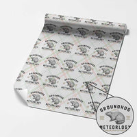 Groundhog Meteorology Wrapping Paper Roll Estd 1887 Accurate 50 Percent Of The Time Woodchuck - Wonder Print Shop