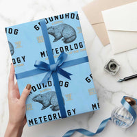 Groundhog Meteorology Wrapping Paper Roll Estd 1887 Accurate 50 Percent Of The Time Woodchuck - Wonder Print Shop