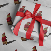 Groundhog Shadow Wrapping Paper Roll Funny Woodchuck Ground Hog Meteorlogy