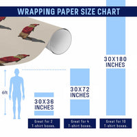 Groundhog Shadow Wrapping Paper Roll Funny Woodchuck Ground Hog Meteorlogy