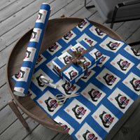 Grumpy Frog Norway Soccer Fan Wrapping Paper Roll Japanese Style Match Day