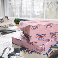Grumpy Fuckers Club Lifetime Member Wrapping Paper Roll Sarcastic Gag Gift Birthday Husband Dad Fathers Day