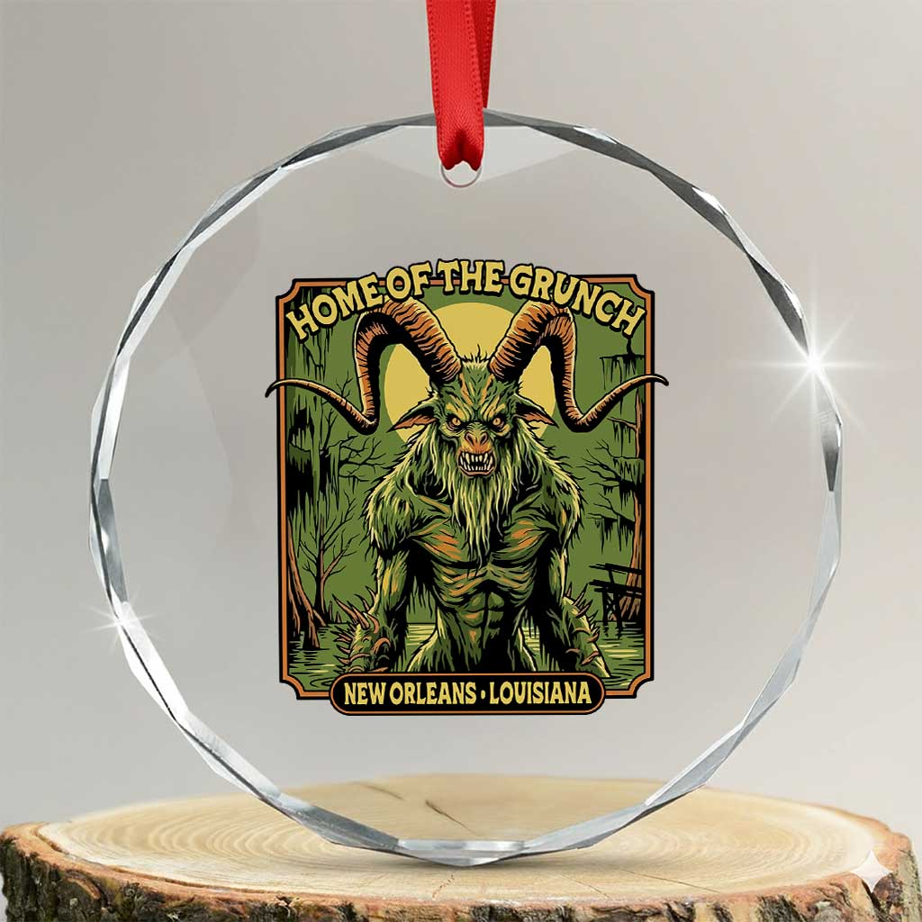 Grunch Road Monster Crystal Glass Ornament Home Of The Grunch Nola Louisiana