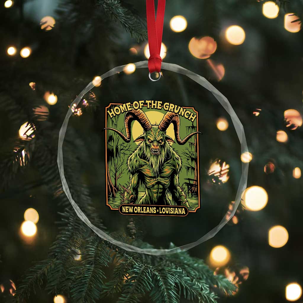 Grunch Road Monster Crystal Glass Ornament Home Of The Grunch Nola Louisiana