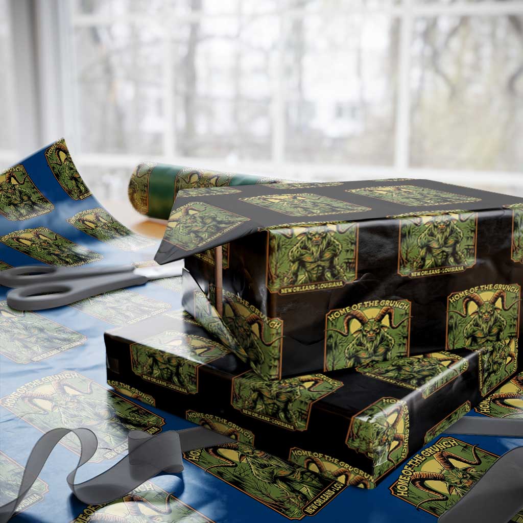 Grunch Road Monster Wrapping Paper Roll Home Of The Grunch Nola Louisiana