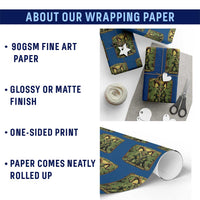 Grunch Road Monster Wrapping Paper Roll Home Of The Grunch Nola Louisiana