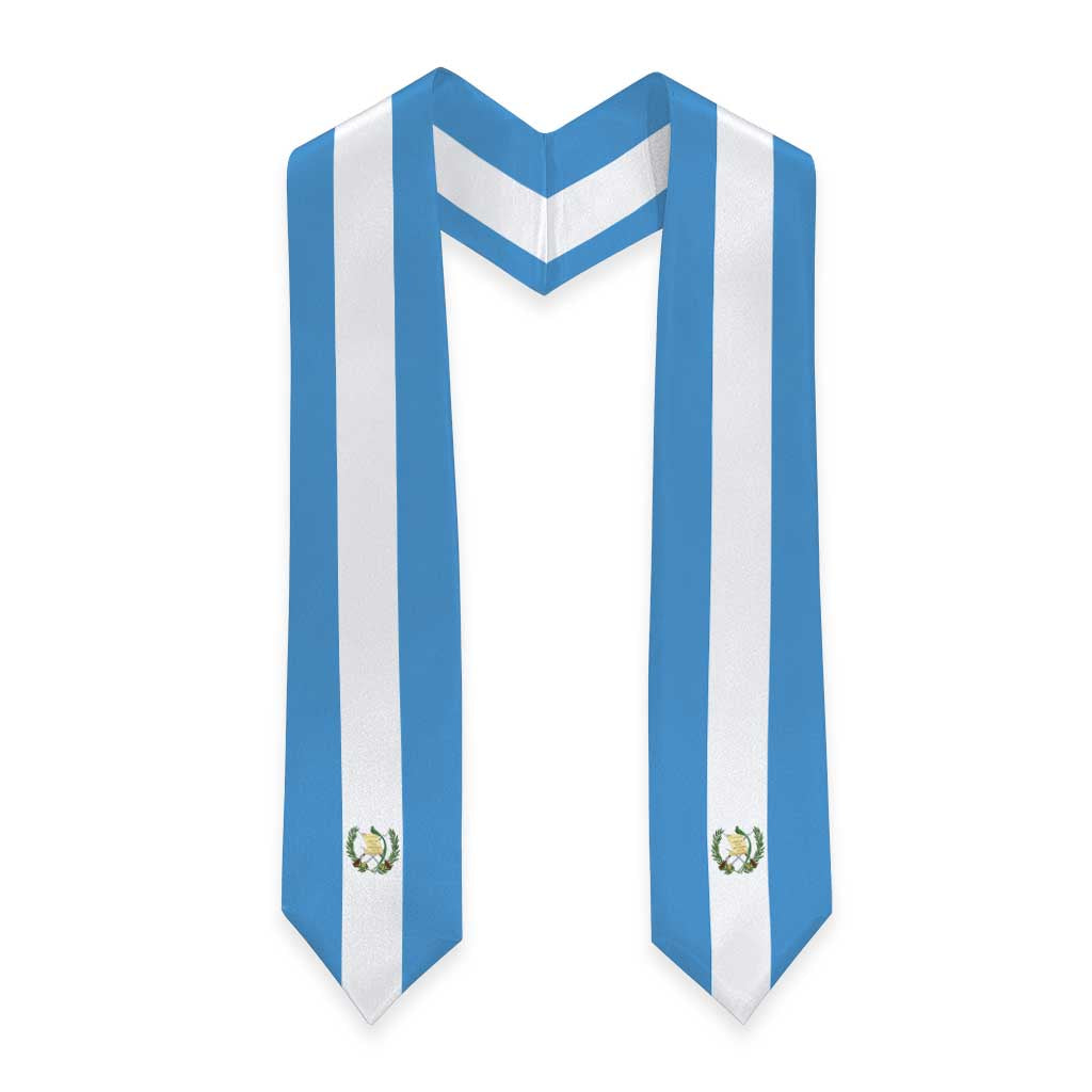 Guatemala Graduation Stole Flag Style