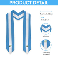 Guatemala Graduation Stole Flag Style