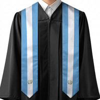 Guatemala Graduation Stole Flag Style