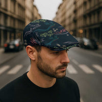 Guatemala Quetzal Bird Pattern Jeff Hat Embroidery Effect
