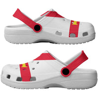 Guernsey Clogs Shoes Flag Color Inspiration - Wonder Print Shop