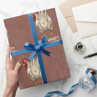 Guess What Chicken Butt Joke Wrapping Paper Roll Funny Chicken Lover Graphic