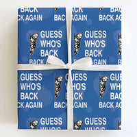 Guess Who's Back Back Again Wrapping Paper Roll Funny Easter Jesus Meme