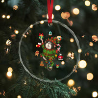 Guinea Pig Master Juggler Crystal Glass Ornament Funny Christmas Cavy Lover Gift - Wonder Print Shop