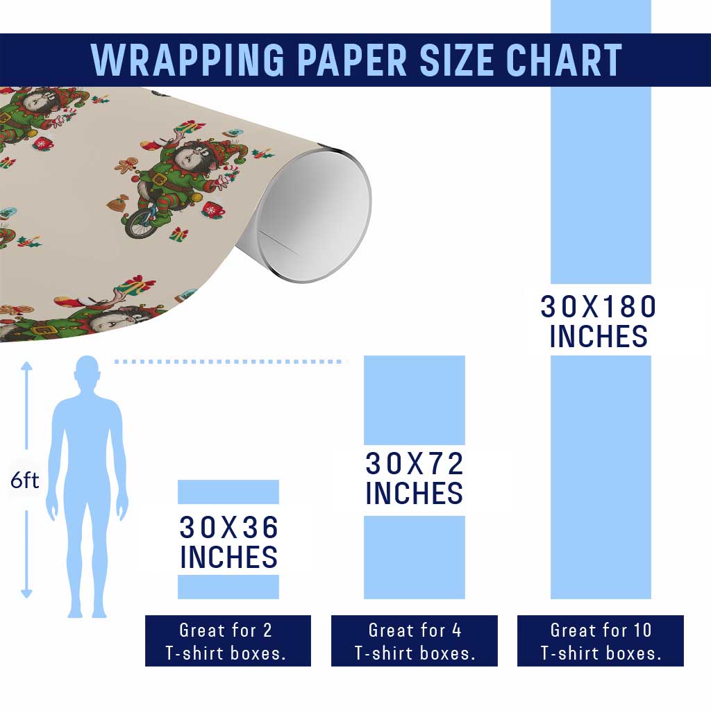 Guinea Pig Master Juggler Wrapping Paper Roll Funny Christmas Cavy Lover Gift - Wonder Print Shop