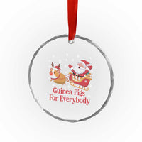 Guinea Pigs For Everybody Crystal Glass Ornament Funny Xmas Gift - Wonder Print Shop