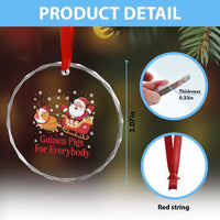 Guinea Pigs For Everybody Crystal Glass Ornament Funny Xmas Gift - Wonder Print Shop