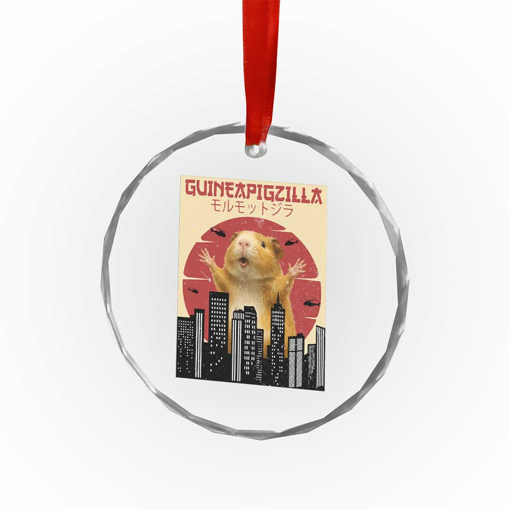 Guineapigzilla Giant Crystal Glass Ornament Funny Guinea Pig Monster Tokyo Japan Gift - Wonder Print Shop