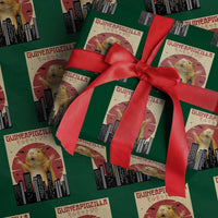 Guineapigzilla Giant Wrapping Paper Roll Funny Guinea Pig Monster Tokyo Japan Gift - Wonder Print Shop