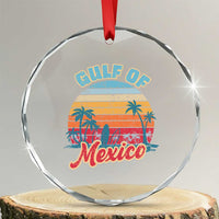 Gulf of Mexico Crystal Glass Ornament Retro Vintage Beach - Wonder Print Shop