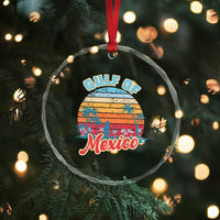 Gulf of Mexico Crystal Glass Ornament Retro Vintage Beach - Wonder Print Shop